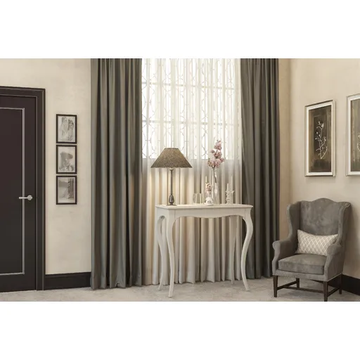 STL-018 Console table on four curved legs